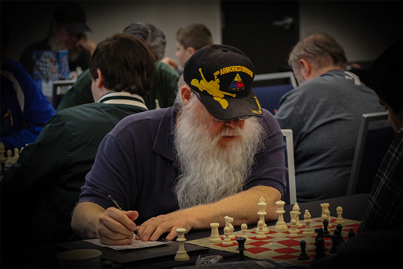 Jim Hollingsworth was crowned Texas Armed Forces Chess Champion in 2018.